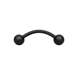 Tytanowy czarny banan 1,6mm (14G)