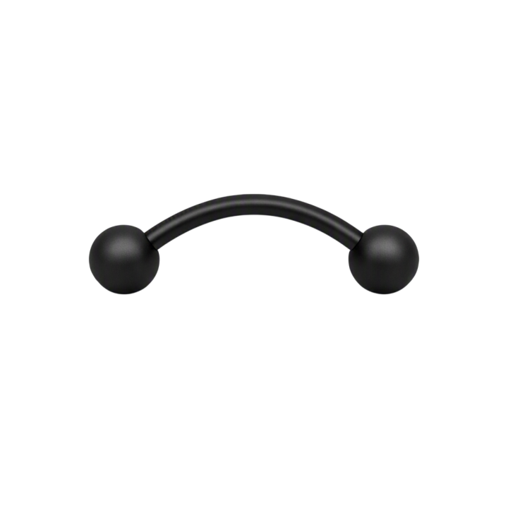 Tytanowy czarny banan 1,6mm (14G)